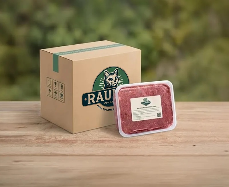 Caja RAUUUL y bandeja de carne